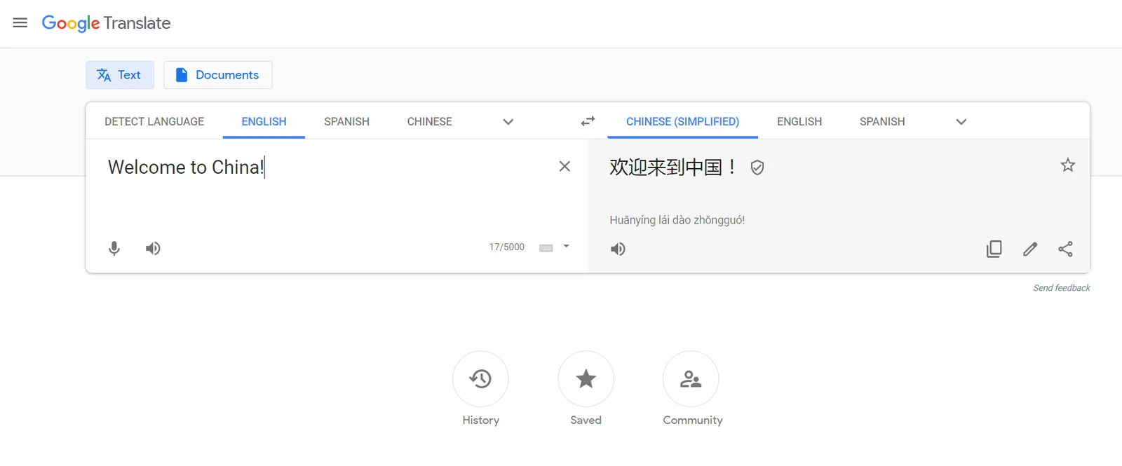 using google translate offline in china